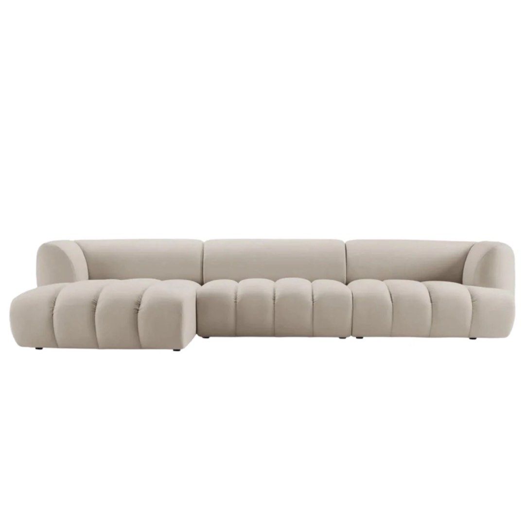 LYNCI Modern Scratch Resistant Sectional Sofa - Radical Homes Singapore