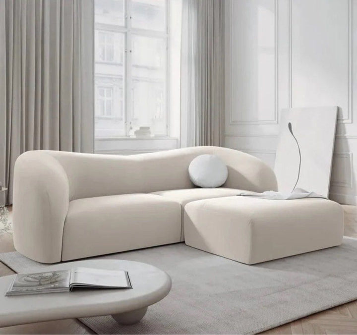 PEREZ Modern Scratch Resistant Curve Sofa - Radical Homes Singapore