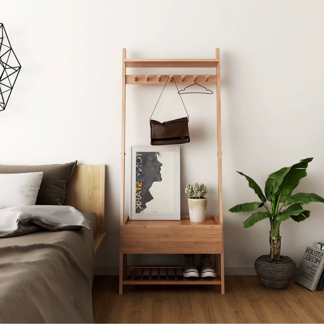 ROSS Rustic Bedside Rack/Table - Radical Homes Singapore