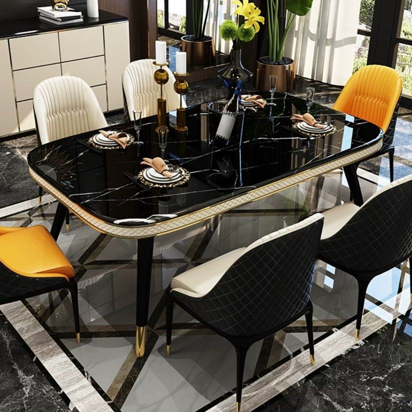 CORBETT Modern Marble Dining Table - Radical Homes Singapore