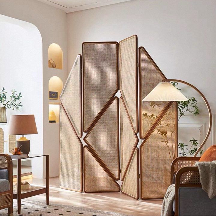 GRANGE Modern Rattan Partition - Radical Homes Singapore
