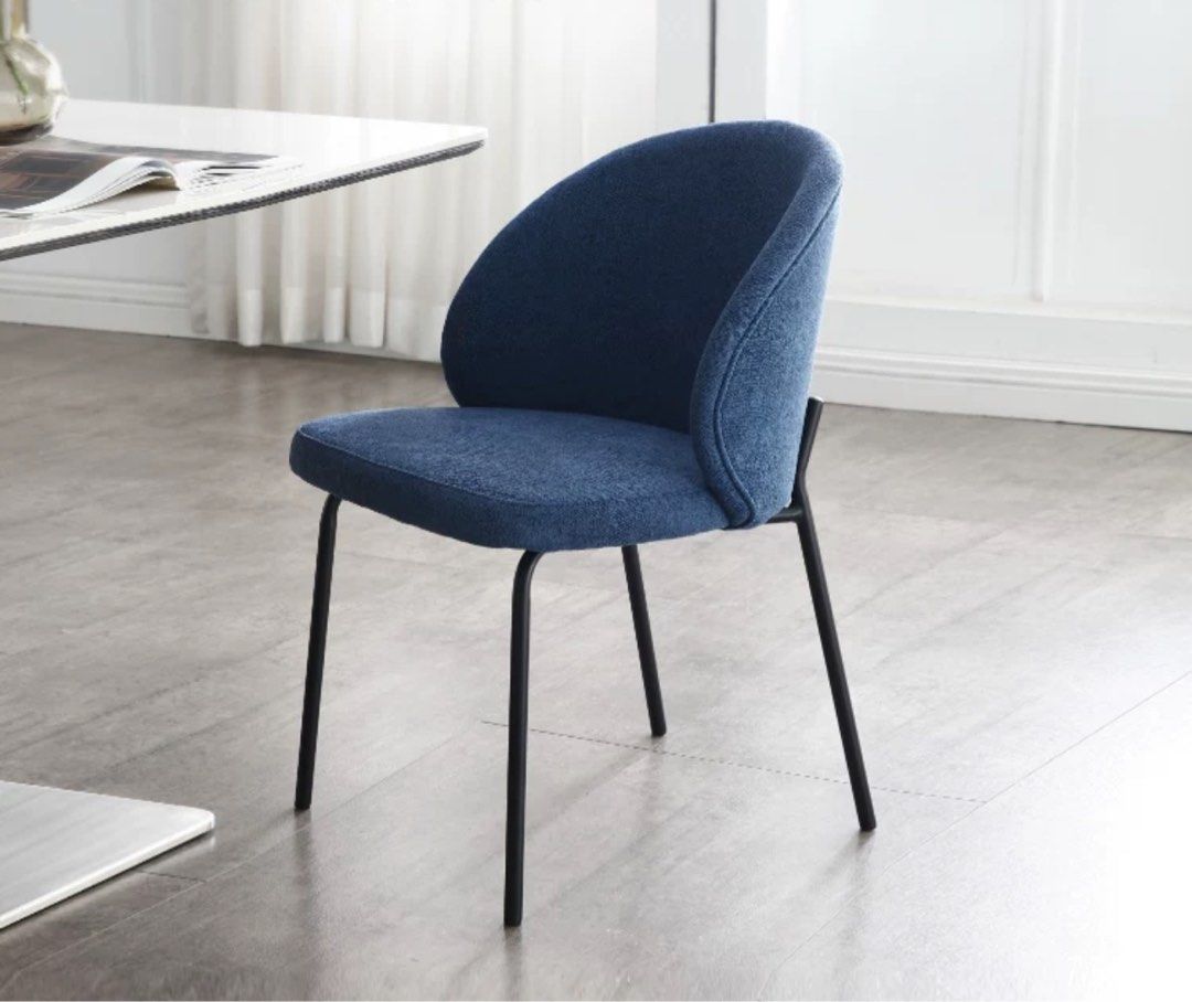 BURRY Modern Fabric Dining Chair - Radical Homes Singapore