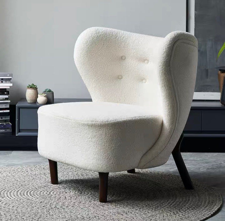 GRACIE Modern Boucle Lounge Chair - Radical Homes Singapore