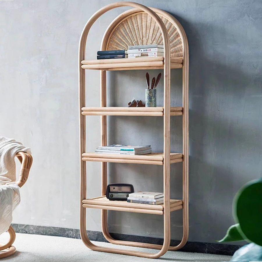 HAROLDO Rattan Bookcase - Radical Homes Singapore