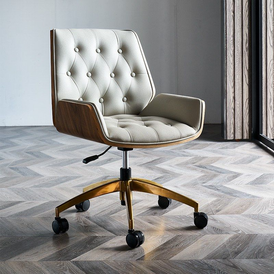 TARVO Modern Leather Office Chair - Cassa Haus Singapore