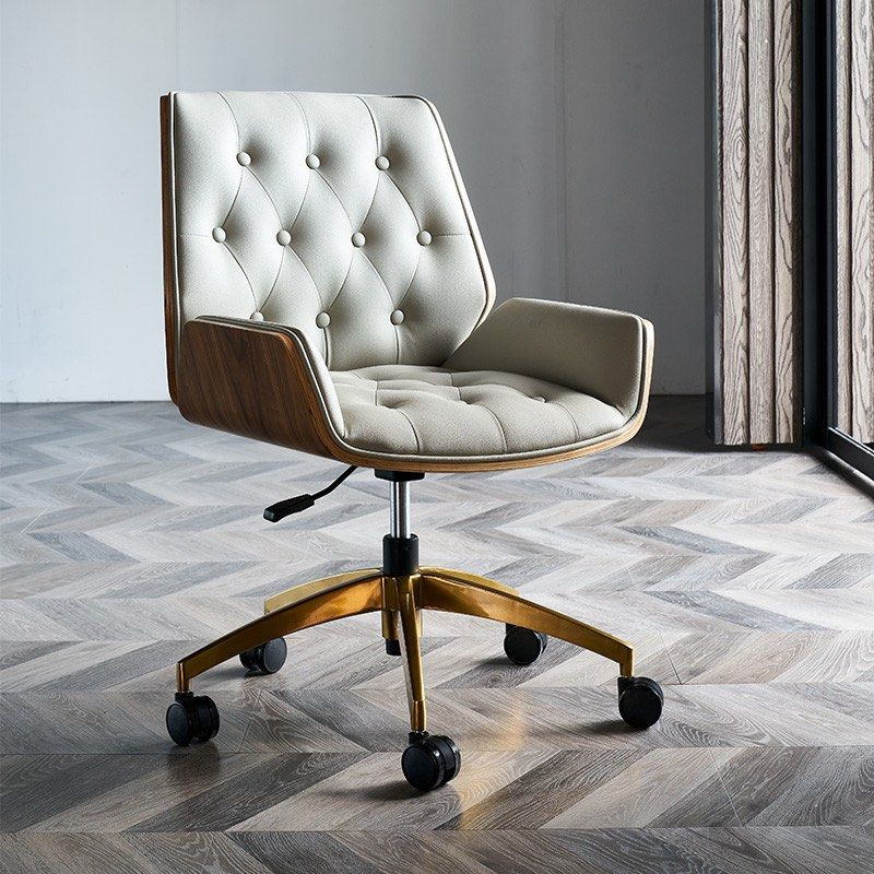 BARNABY Modern Leather Office Chair - Radical Homes Singapore
