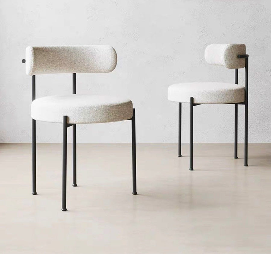 ELA Modern Boucle Dining Chair - Radical Homes Singapore