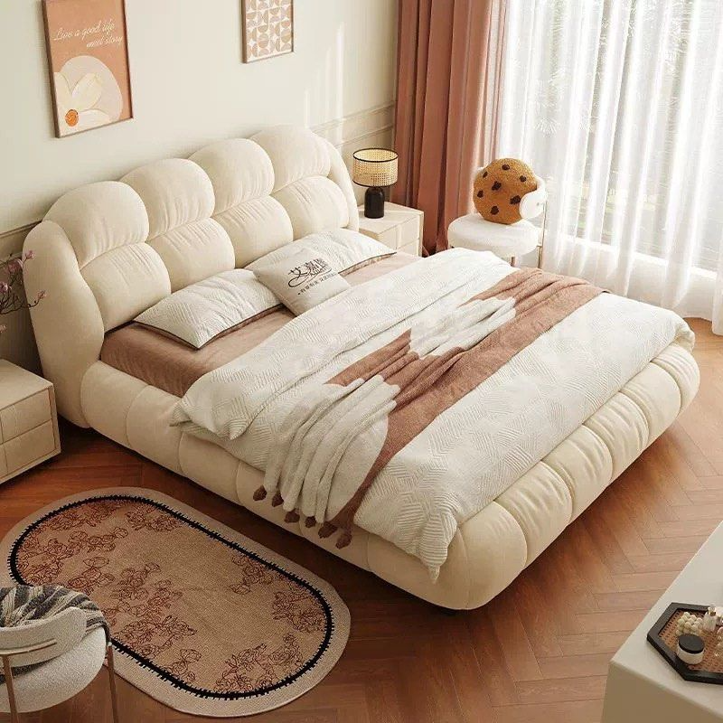 POUFFY Modern Storage Bedframe - Radical Homes Singapore