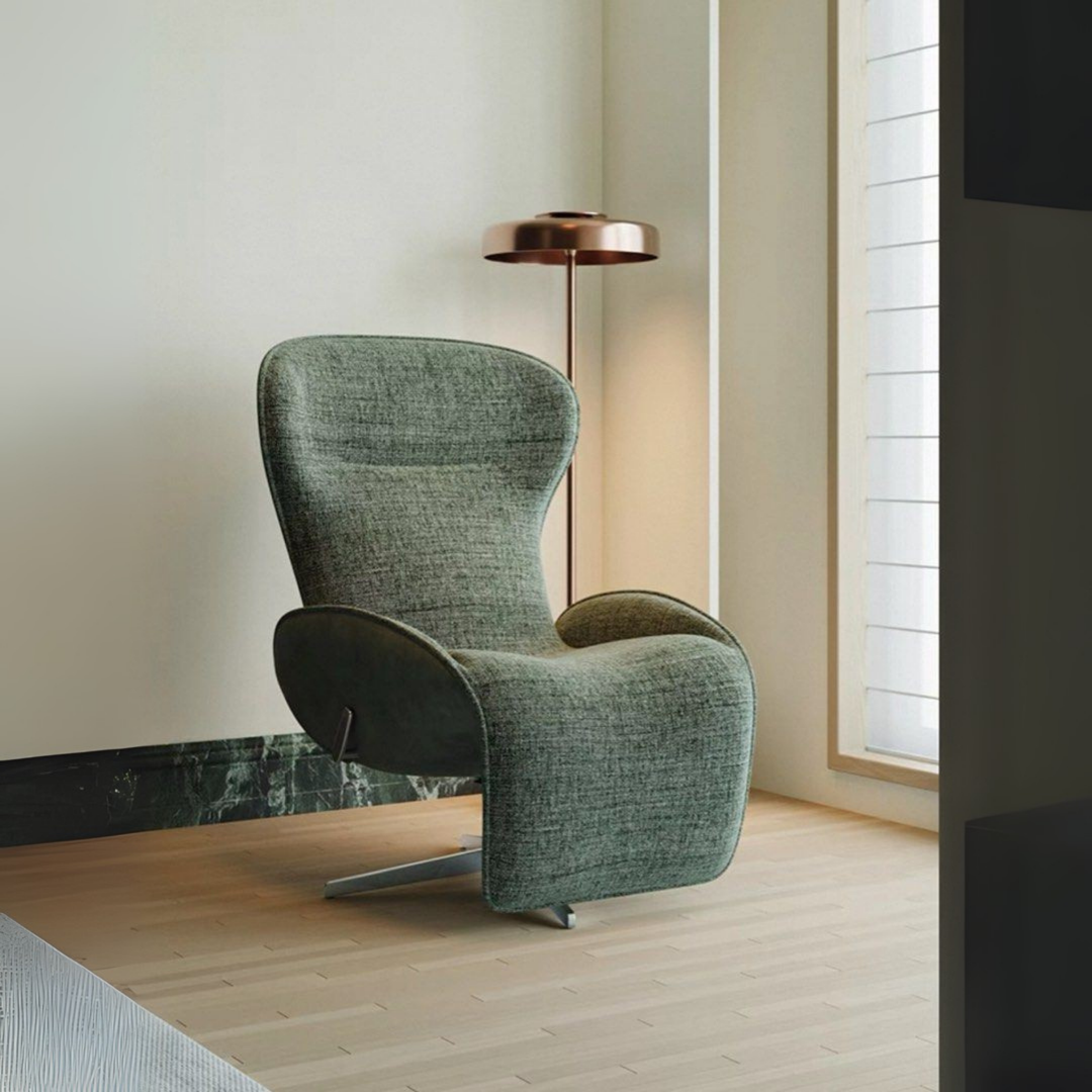 GRACE Modern Extendable Rotating Lounge Chair - Radical Homes Singapore