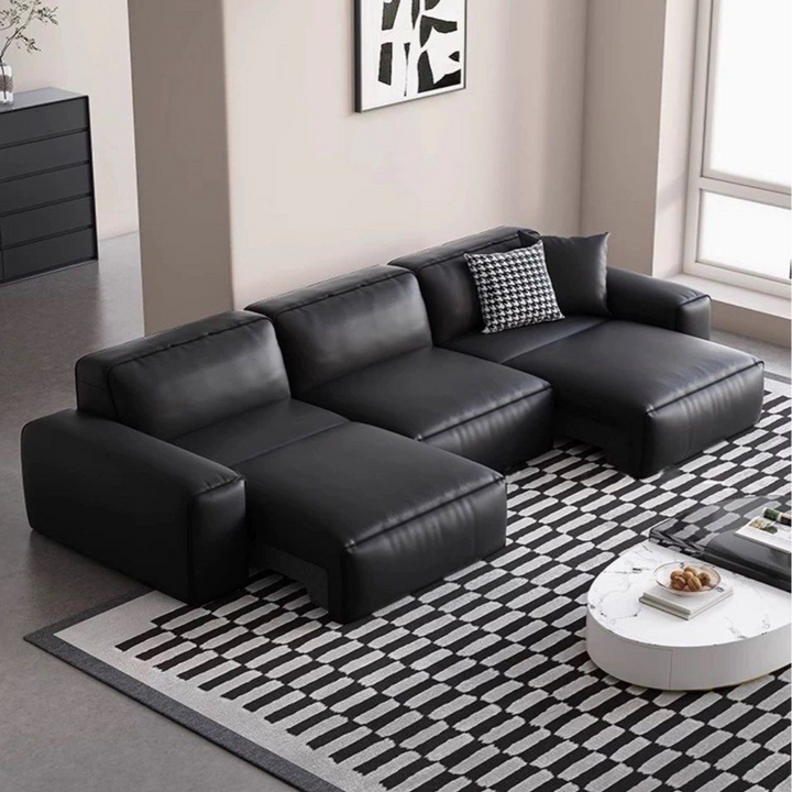 VISSARA Modern Electric Motorised Leather Sofa - Radical Homes Singapore