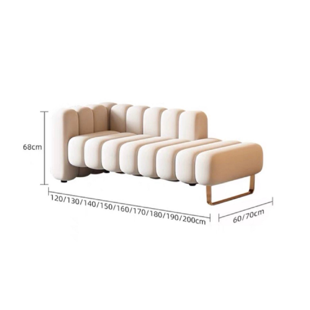 VELARQUE Modern Velvet Ottoman (INSTOCK)