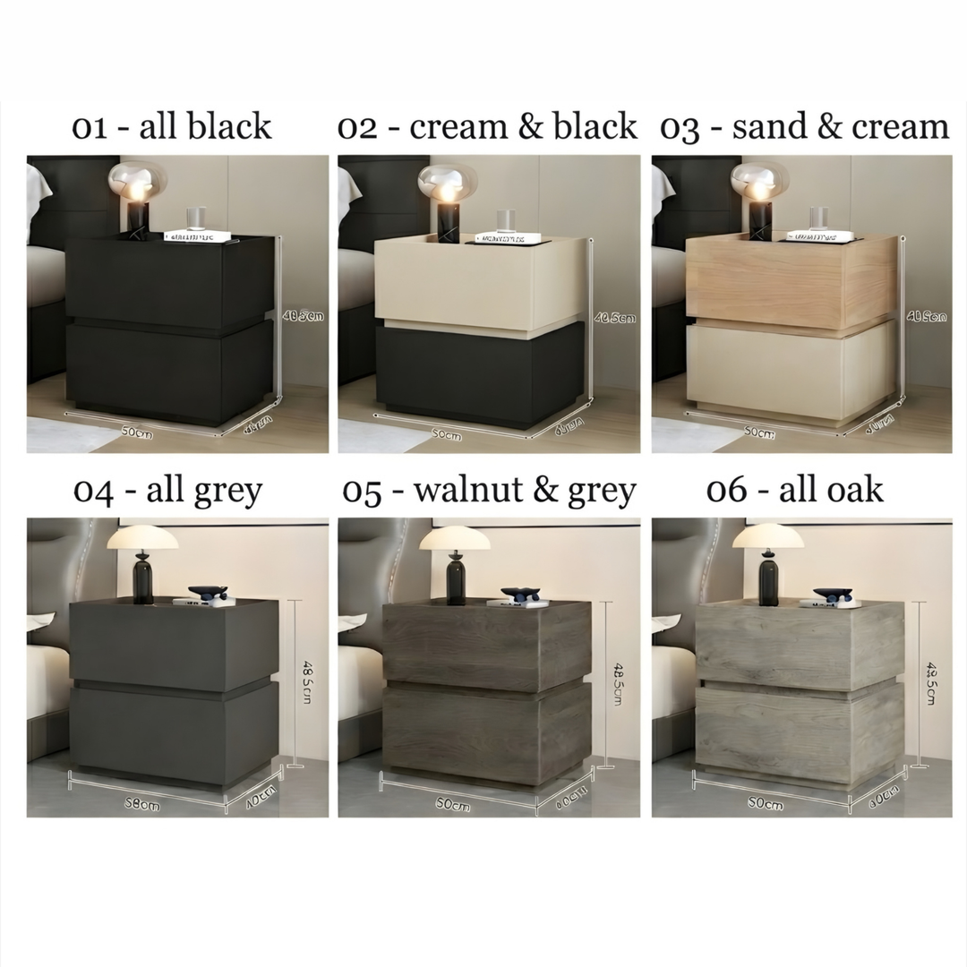 ZYLORE Modern Bedside Table