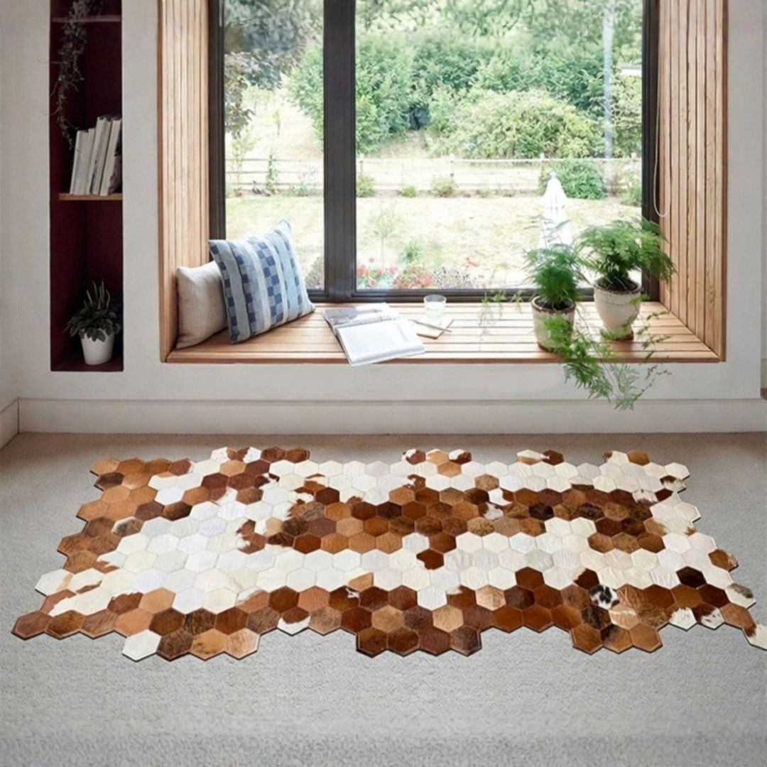 AESTRALIS Cowhide Leather Rug - Cassa Haus Singapore
