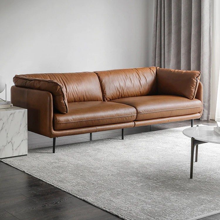 VOSSA Genuine Leather Sofa - Radical Homes Singapore