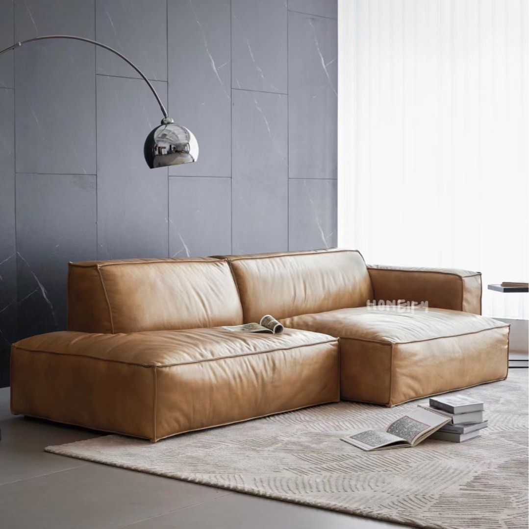 CELVENTO Modern Leather Sofa - Radical Homes Singapore