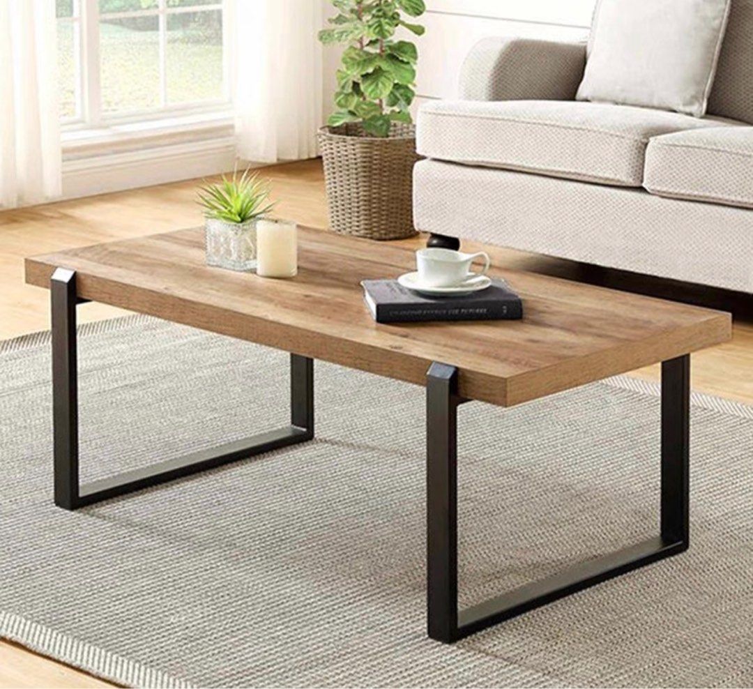 TRAVIS Wood Coffee Table - Radical Homes Singapore