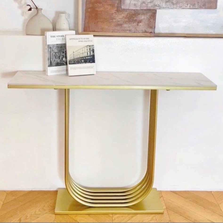 GERMANO Marble Console Table - Radical Homes Singapore