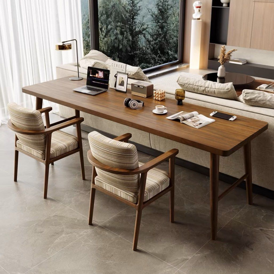 BAIRD Modern Solid Wood Study Table - Cassa Haus Singapore