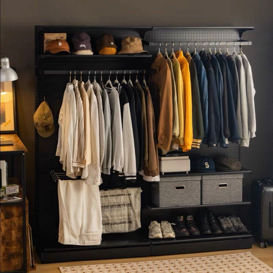 PINWEL Modern Open Concept Wardrobe - Cassa Haus Singapore