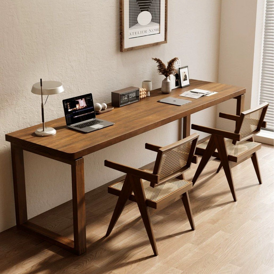 BARNABY Solid Wood Study Table - Cassa Haus Singapore