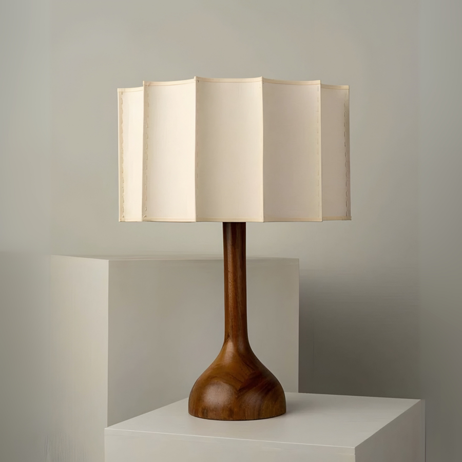 KAZU Japandi Solid Wood Lamp - Radical Homes Singapore
