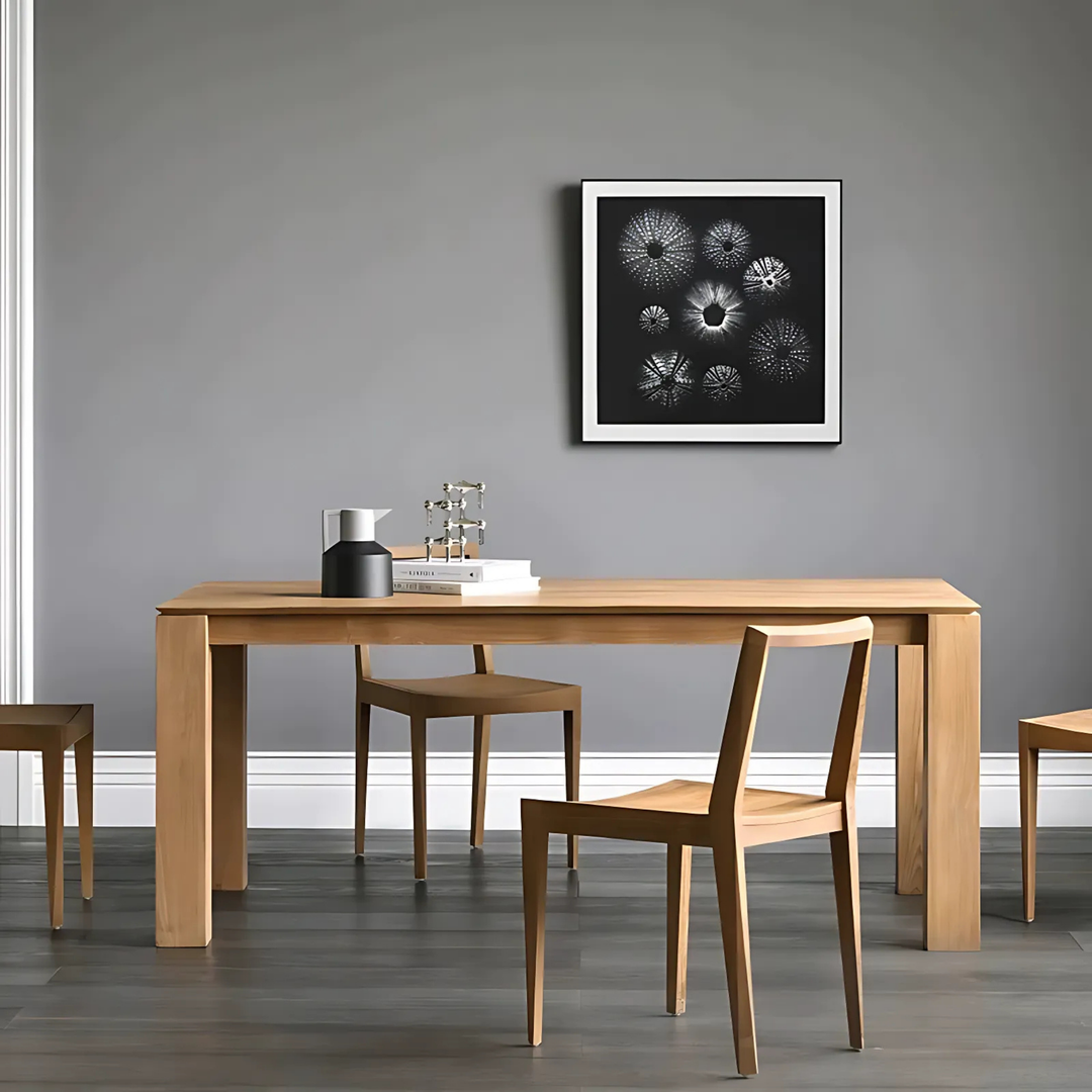 NORDIC Modern Solid Wood Dining Table - Radical Homes Singapore