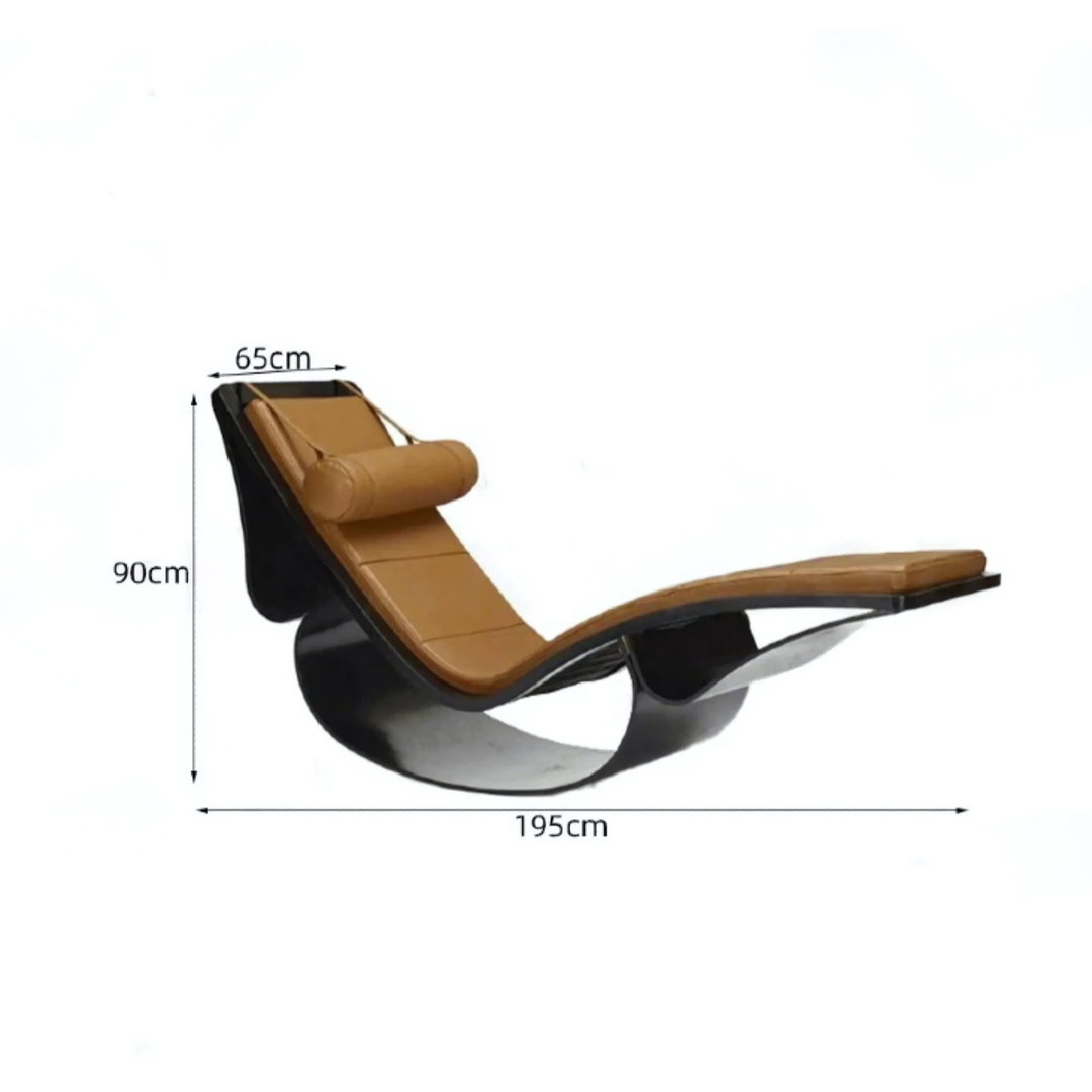 BRYNDOR Modern Rocking Lounge Chair - Cassa Haus Singapore