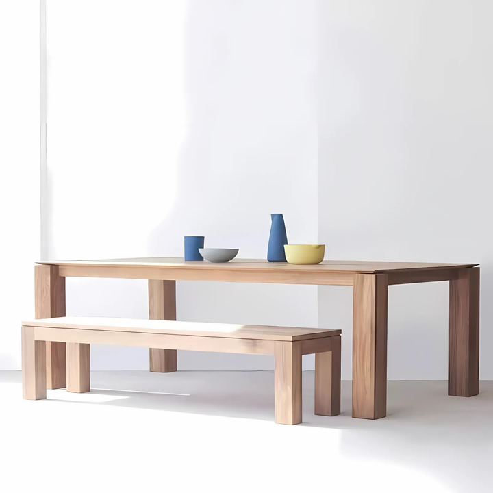 NORDIC Modern Solid Wood Dining Table - Radical Homes Singapore