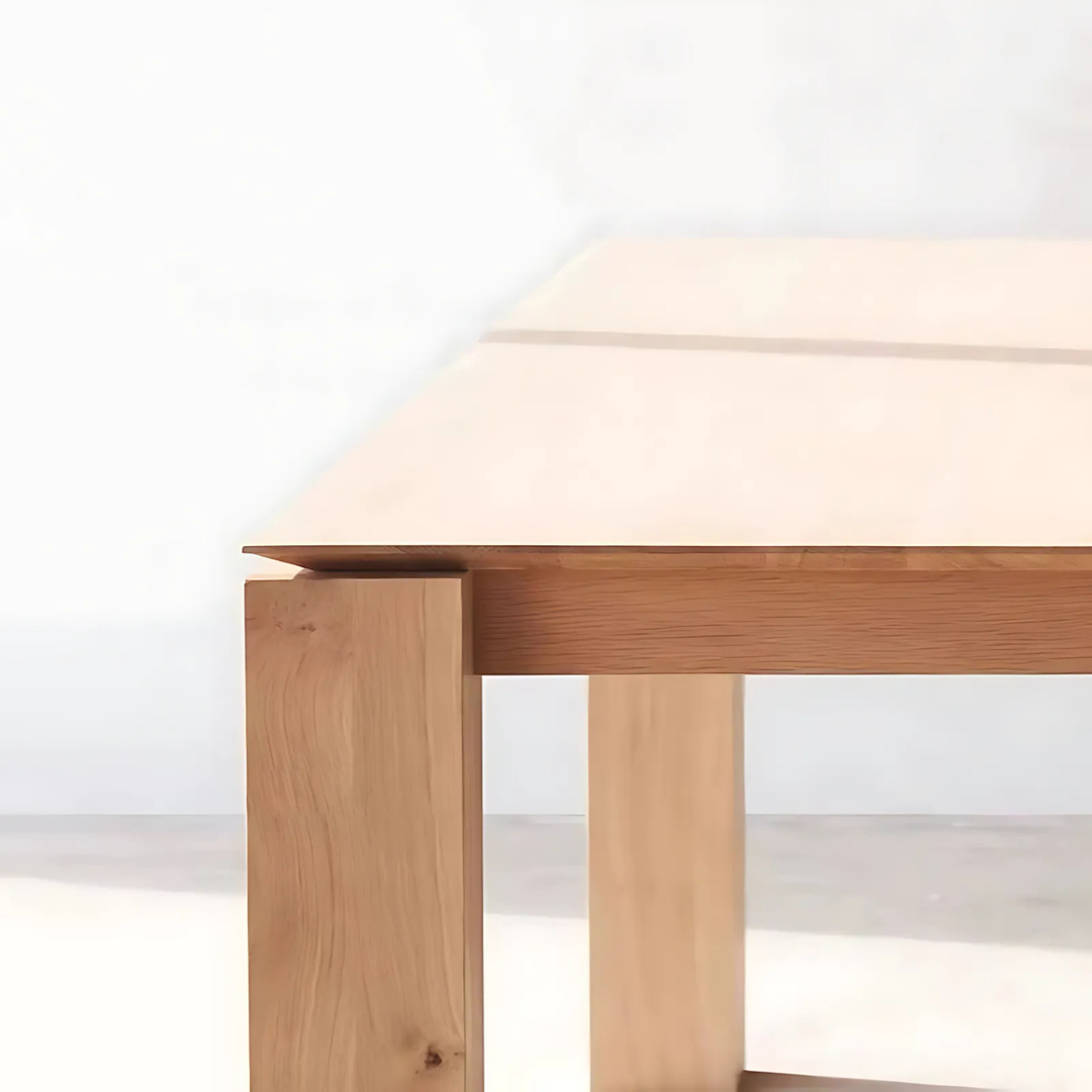 NORDIC Modern Solid Wood Dining Table - Radical Homes Singapore
