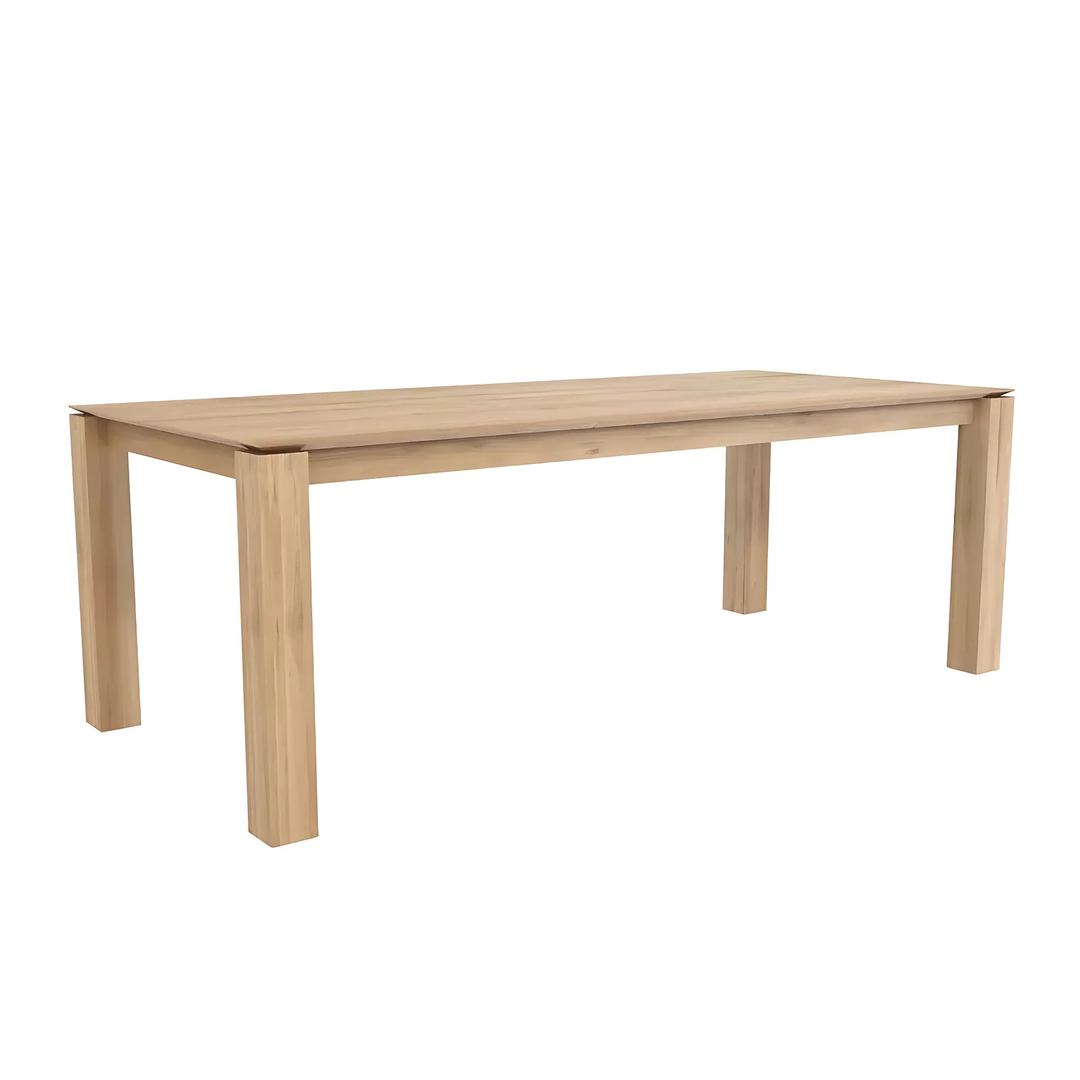 NORDIC Modern Solid Wood Dining Table - Radical Homes Singapore