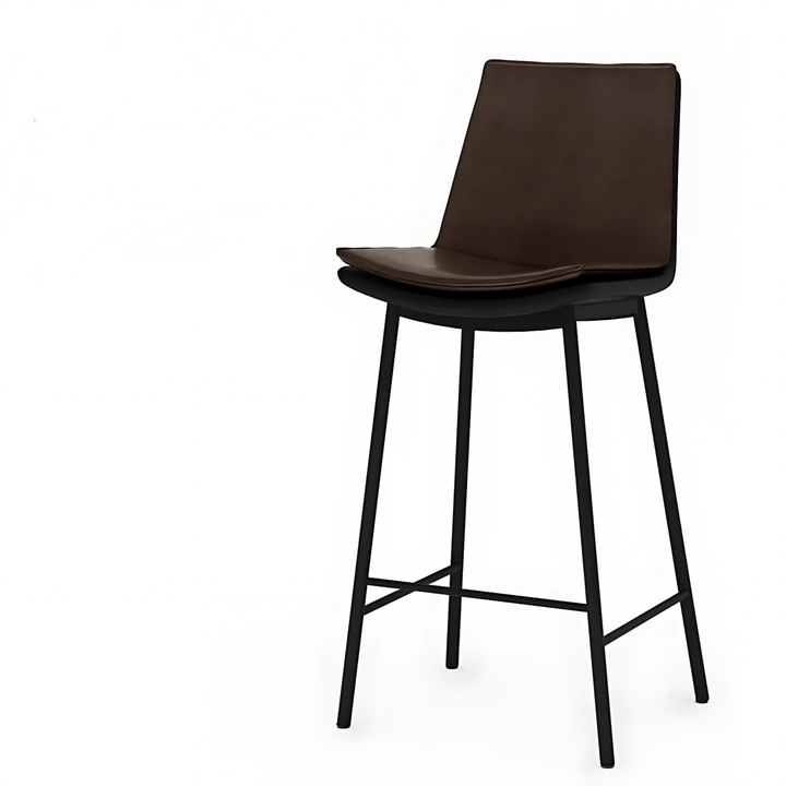 NESTA Modern Leather Bar Stool - Radical Homes Singapore