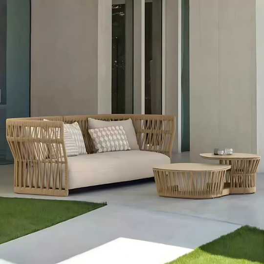 VARELQO Outdoor Rattan Sofa - Cassa Haus Singapore