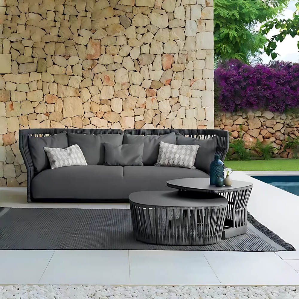 SOLARO Outdoor Rattan Sofa - Radical Homes Singapore
