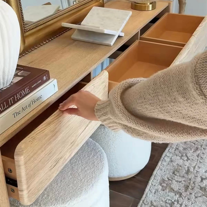 KOVEN Modern Solid Wood Console Table - Cassa Haus Singapore