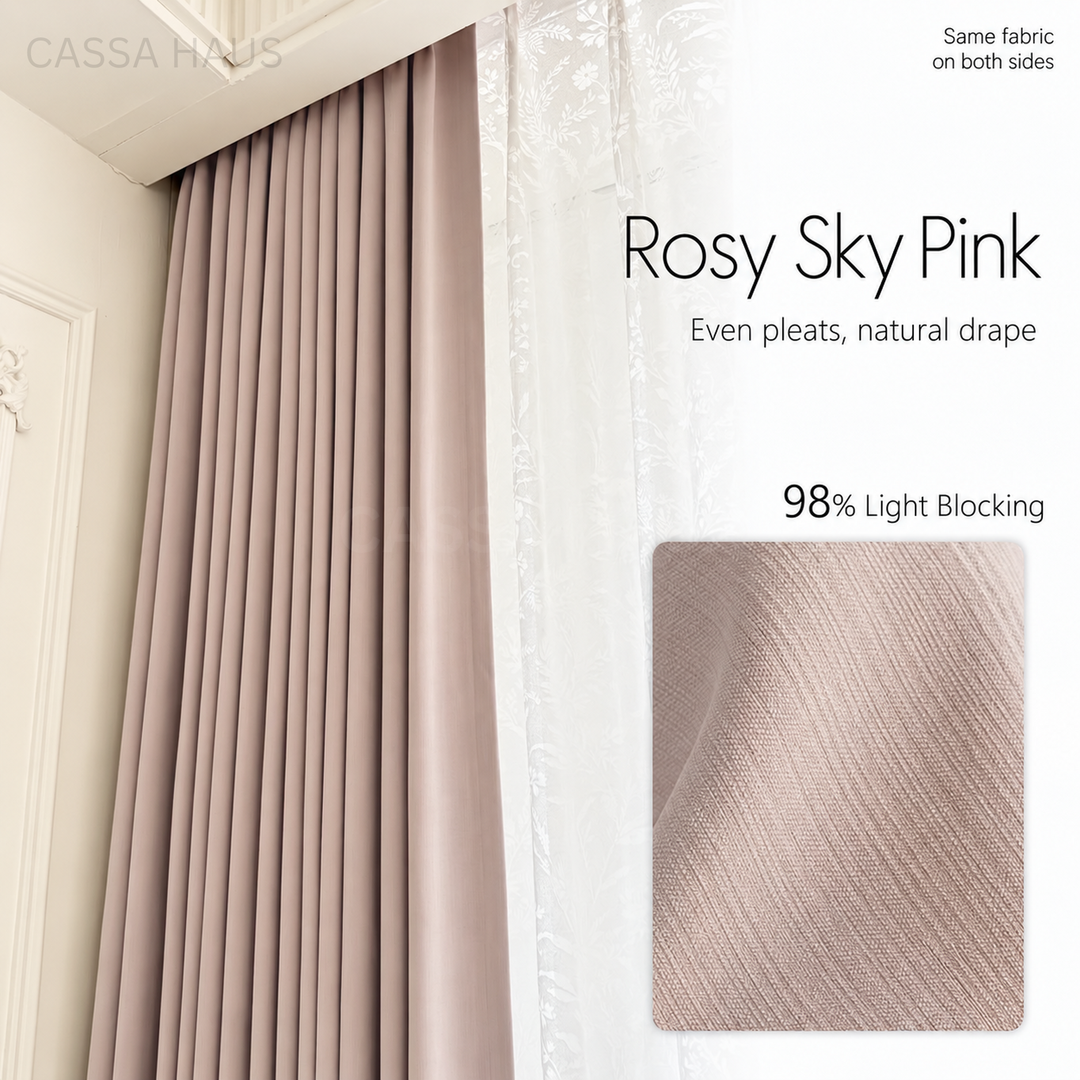 Premium Light Blocking & Antibacterial Curtains