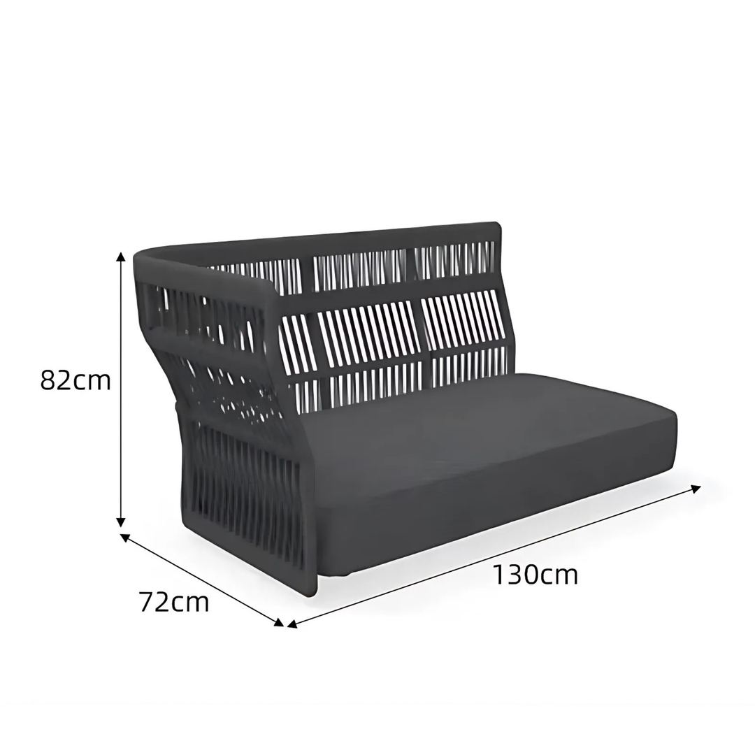 SOLARO Outdoor Rattan Sofa - Radical Homes Singapore