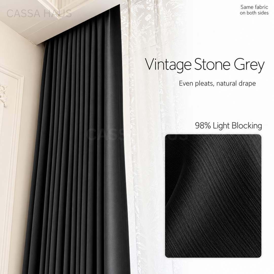 Premium Light Blocking & Antibacterial Curtains