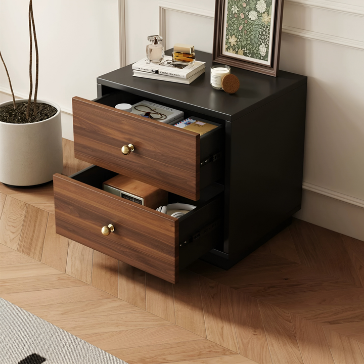 VINTARA Rustic Bedside Table - Radical Homes Singapore