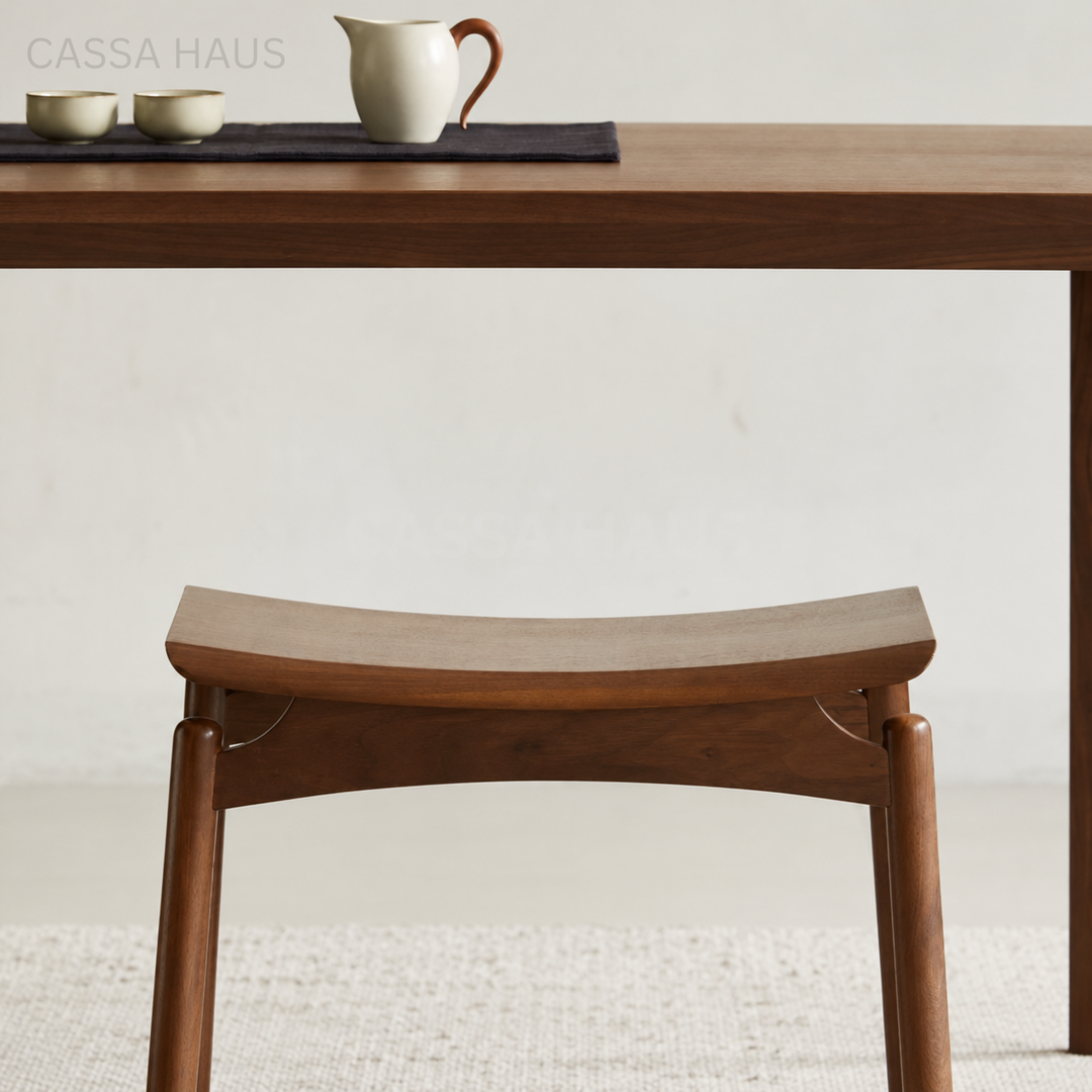 KELANDA Modern Solid Wood Stool - Cassa Haus Singapore