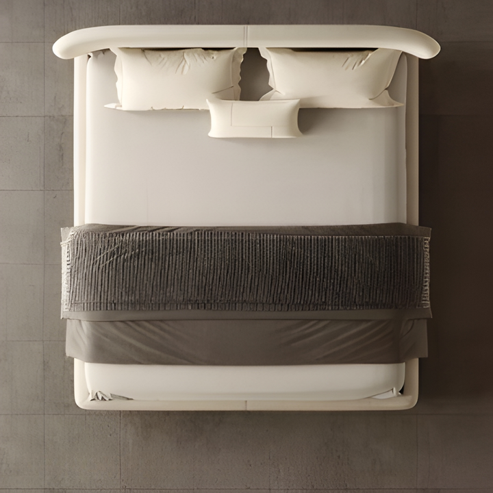 KORA Minimalist Floating Fabric Bedframe