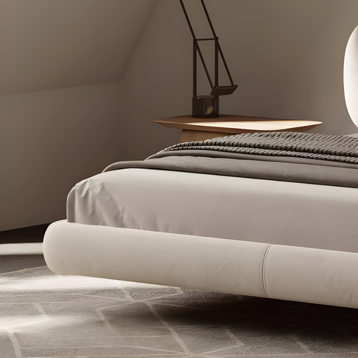 KORA Minimalist Floating Fabric Bedframe