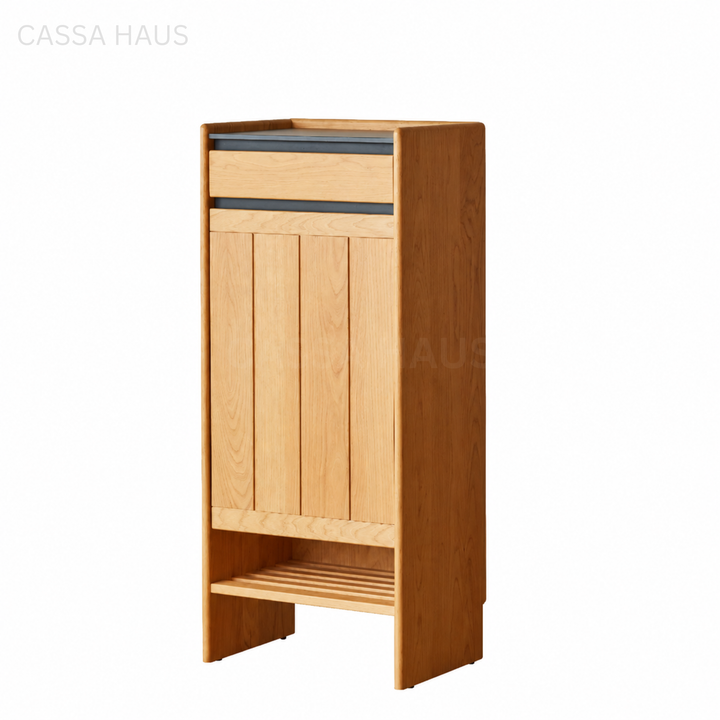 KAILO Japandi Solid Wood Shoe Cabinet