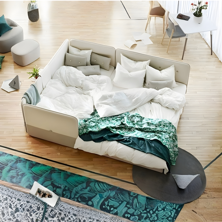 HACHI Japanese Fabric Children’s Bedframe - Cassa Haus Singapore
