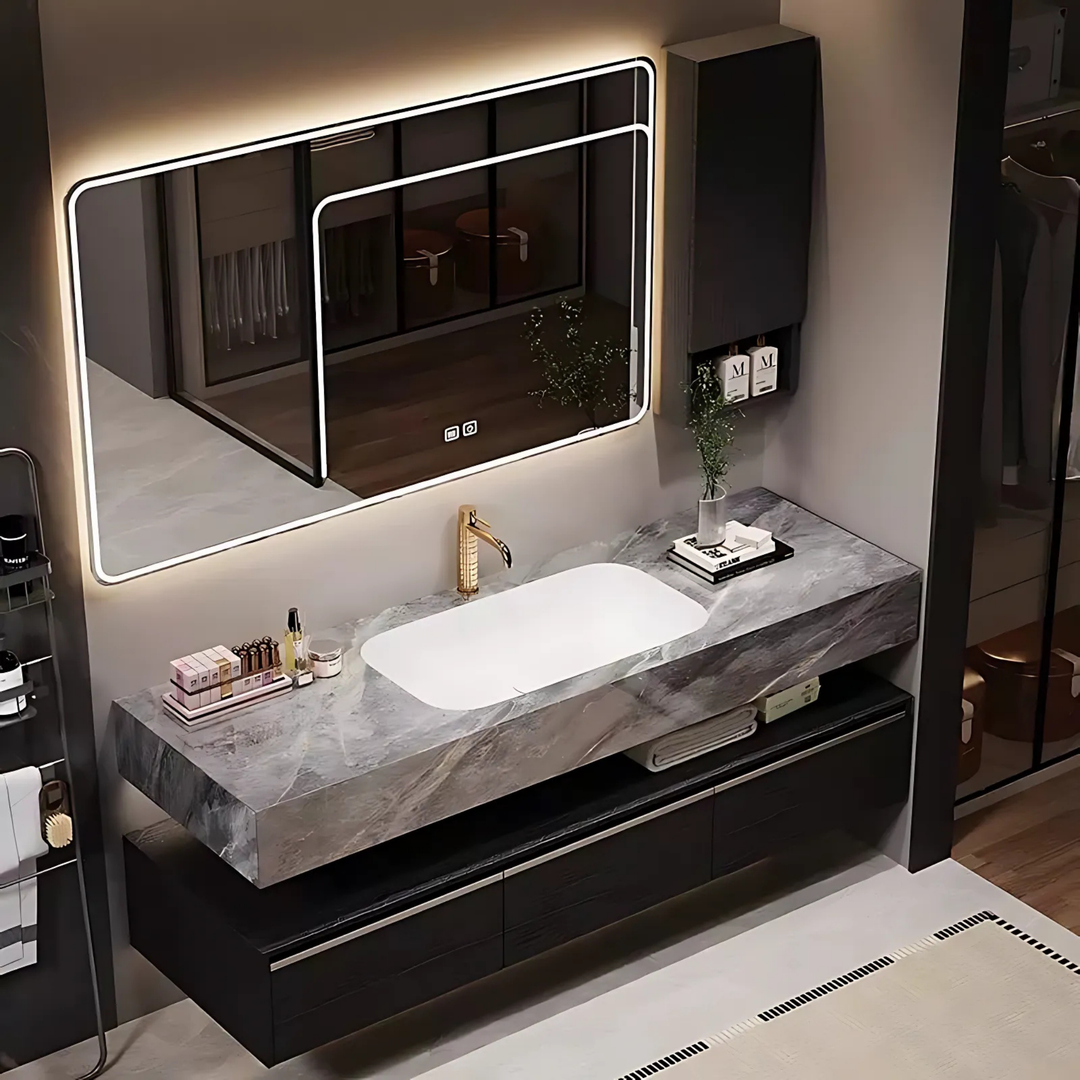 NOVA Modern Bathroom Vanity Sink & Smart Mirror - Radical Homes Singapore