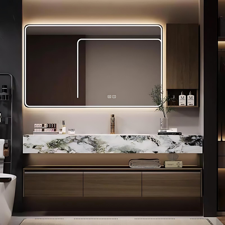 NOVA Modern Bathroom Vanity Sink & Smart Mirror - Radical Homes Singapore
