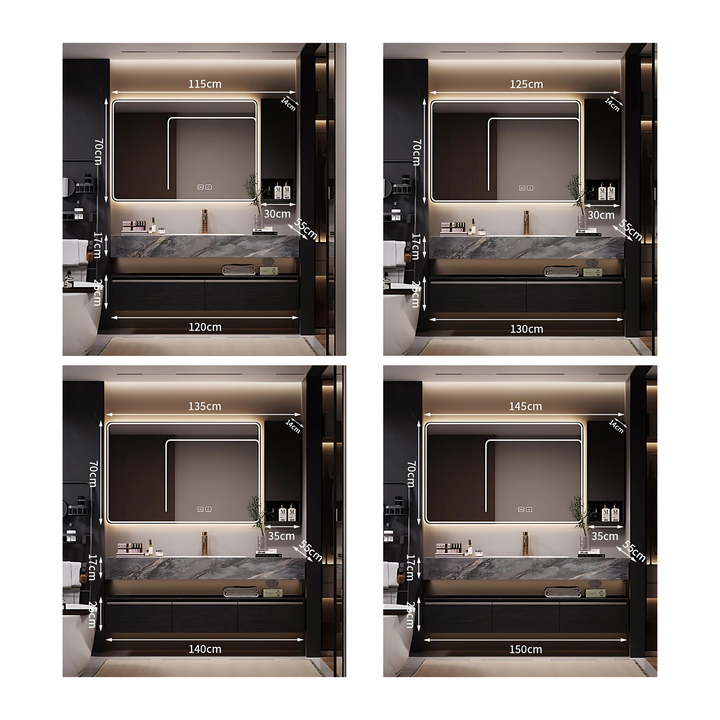 NOVA Modern Bathroom Vanity Sink & Smart Mirror - Radical Homes Singapore