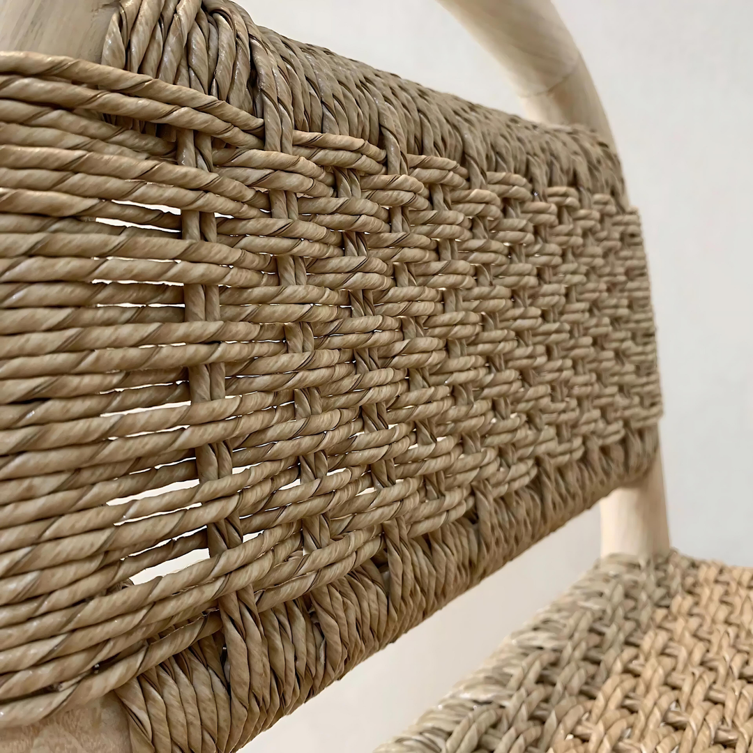 RIVI Rustic Rattan Bar Stool - Radical Homes Singapore