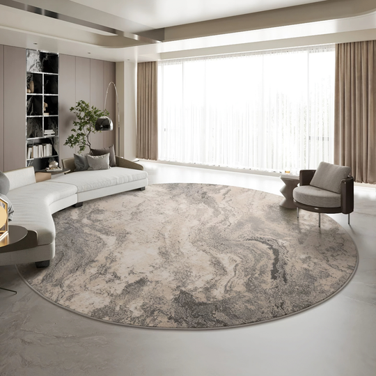 STONE Modern Round Rug - Cassa Haus Singapore