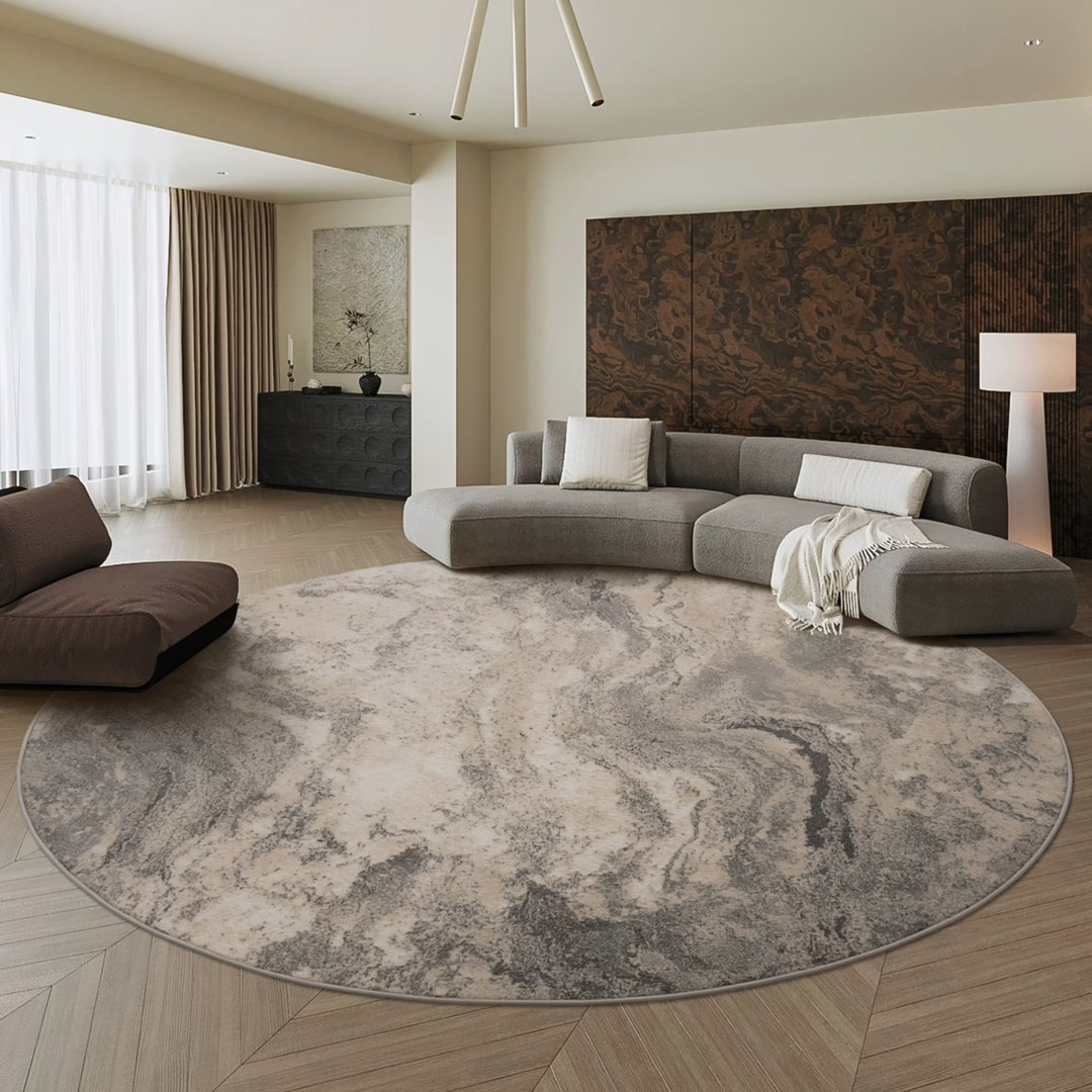 STONE Modern Round Rug - Cassa Haus Singapore