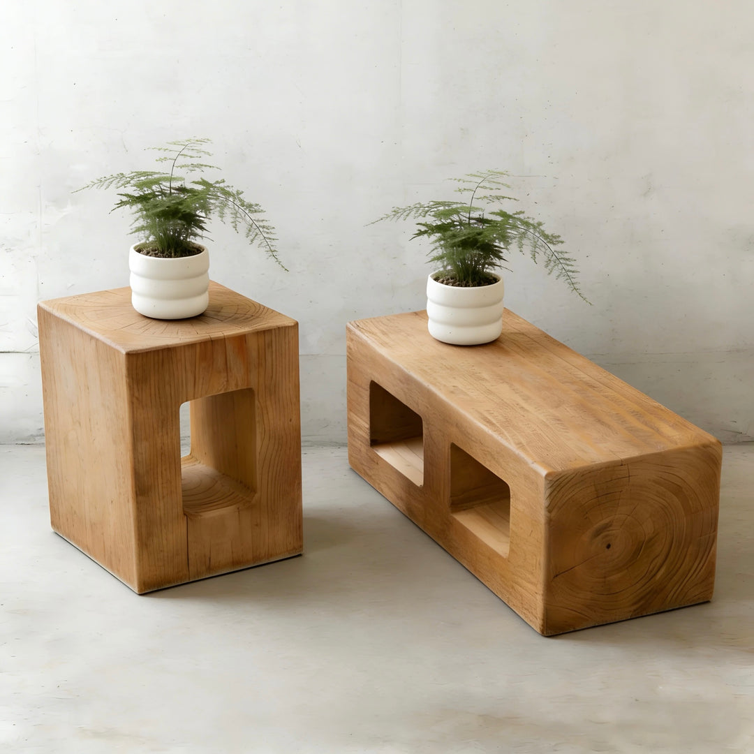 ORVEA Modern Solid Wood Pedestal - Cassa Haus Singapore